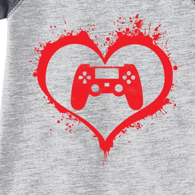 Gamer Heart Infant Baby Jersey Bodysuit