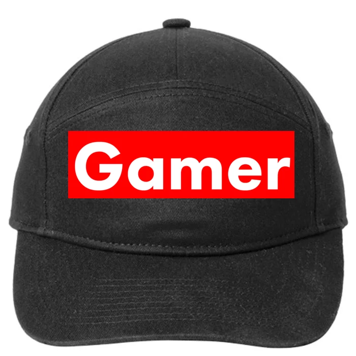 Gamer Logo 7-Panel Snapback Hat