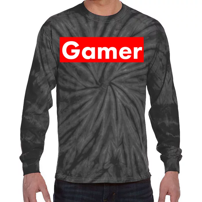 Gamer Logo Tie-Dye Long Sleeve Shirt