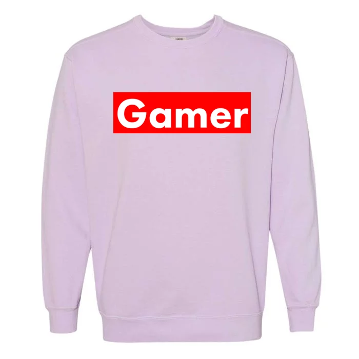 Gamer Logo Garment-Dyed Sweatshirt