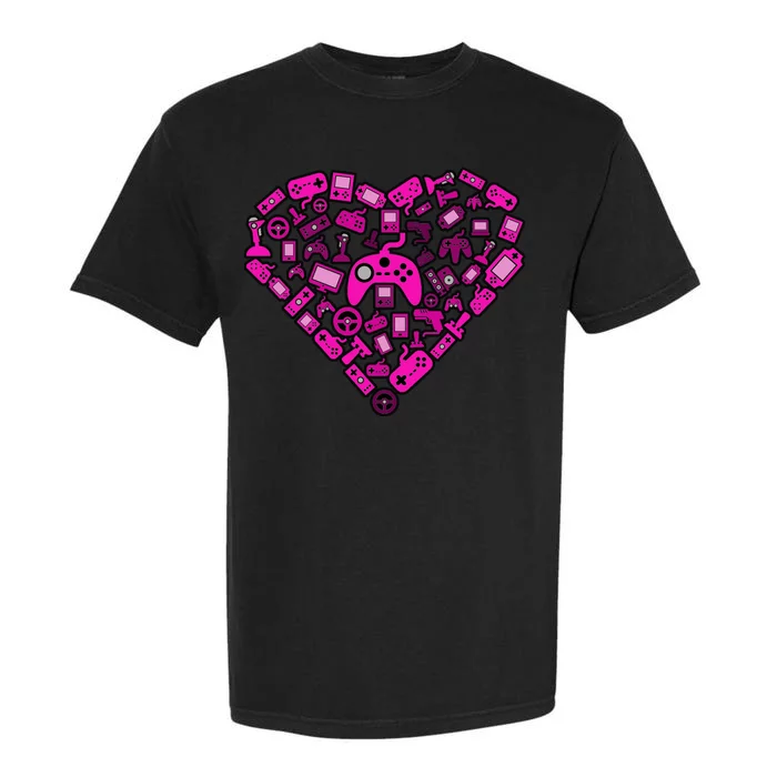 Gamer Love Garment-Dyed Heavyweight T-Shirt