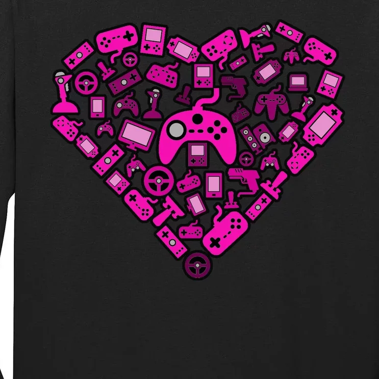 Gamer Love Tall Long Sleeve T-Shirt