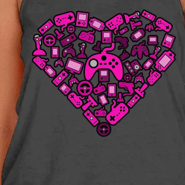 Gamer Love Women's Knotted Racerback Tank