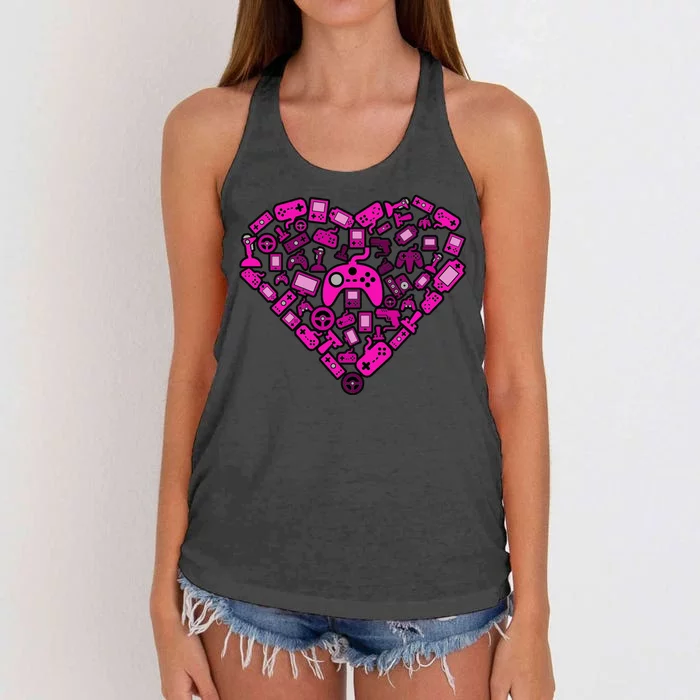 Gamer Love Women's Knotted Racerback Tank