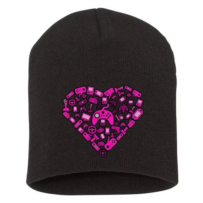 Gamer Love Short Acrylic Beanie