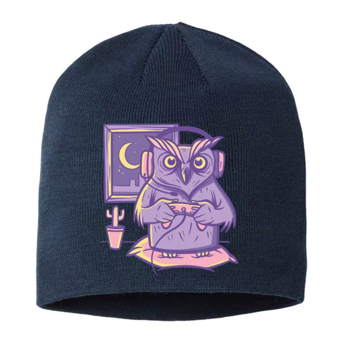 Gamer Owl 8 1/2in Sustainable Knit Beanie