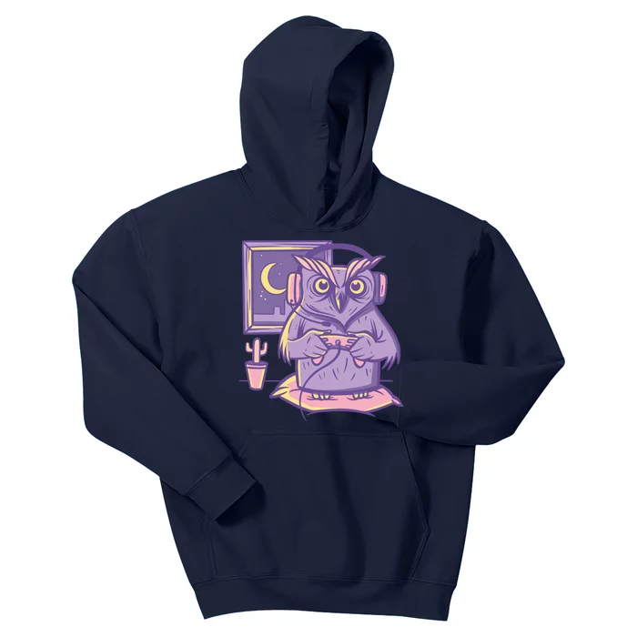 Gamer Owl Kids Hoodie