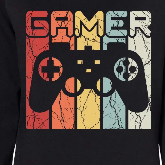 Gamer Retro Controller Womens California Wash Sweatshirt