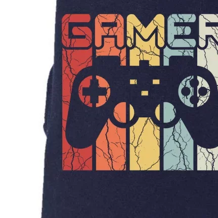 Gamer Retro Controller Doggie 3-End Fleece Hoodie