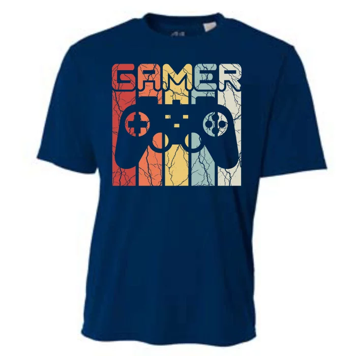 Gamer Retro Controller Cooling Performance Crew T-Shirt