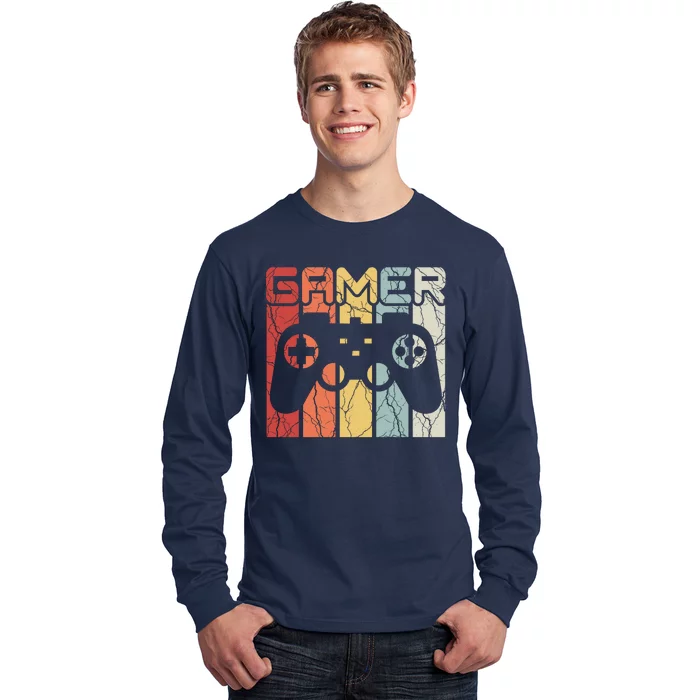 Gamer Retro Controller Long Sleeve Shirt