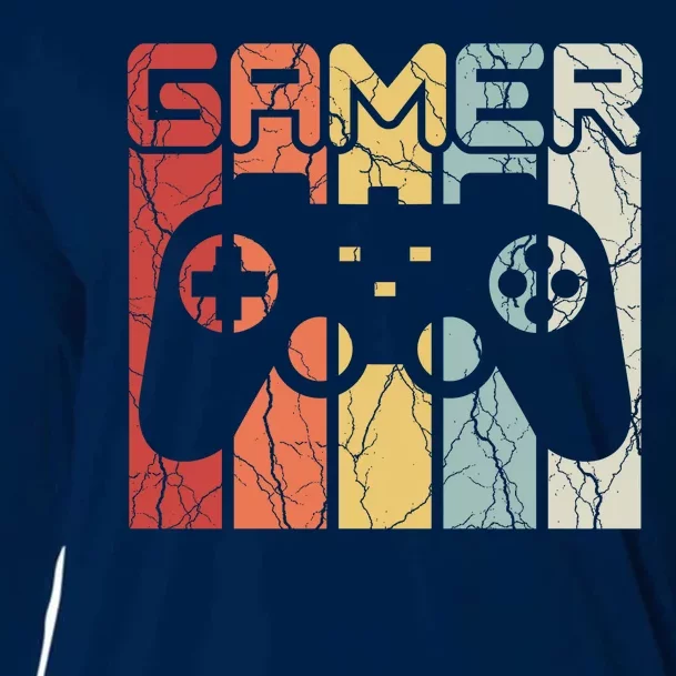 Gamer Retro Controller Cooling Performance Long Sleeve Crew