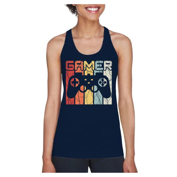 Gamer Retro Controller Women's Racerback Tank