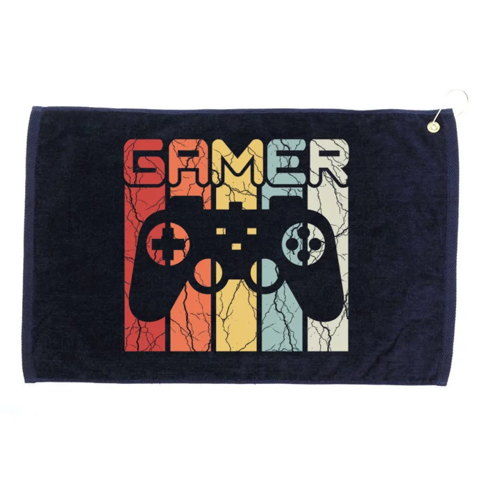 Gamer Retro Controller Grommeted Golf Towel