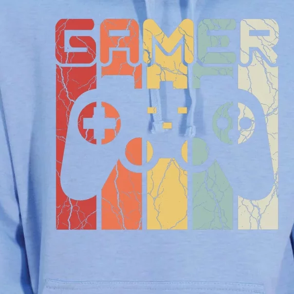 Gamer Retro Controller Unisex Surf Hoodie