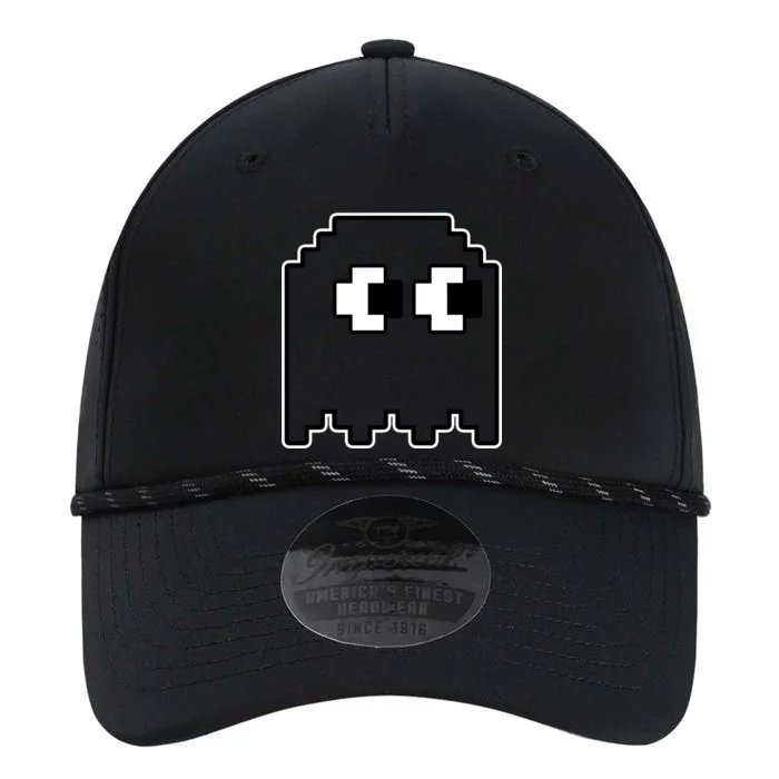 Gamer Retro Pixel Ghost Funny Halloween Performance The Dyno Cap