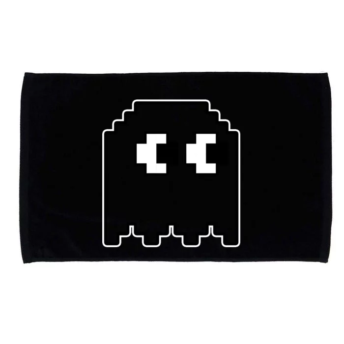 Gamer Retro Pixel Ghost Funny Halloween Microfiber Hand Towel