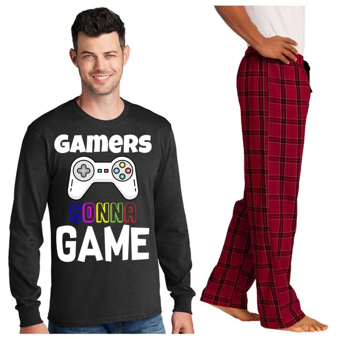 Gamers Gonna Game Long Sleeve Pajama Set