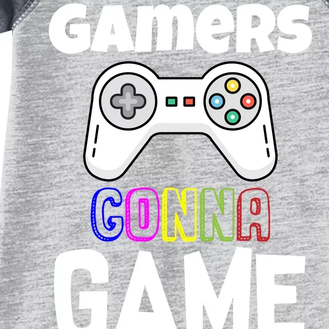 Gamers Gonna Game Infant Baby Jersey Bodysuit