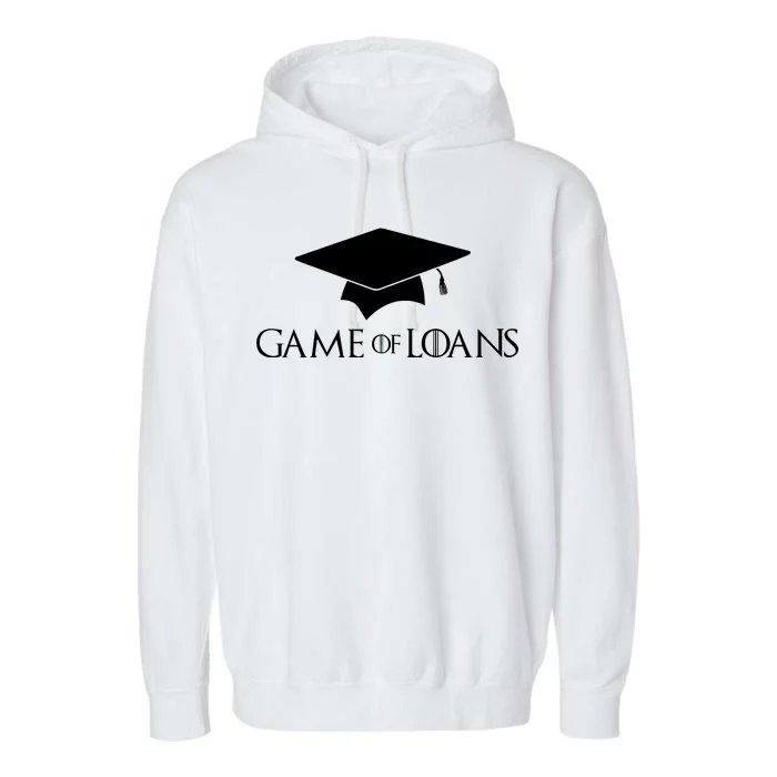 Games Of Loans Garment-Dyed Fleece Hoodie