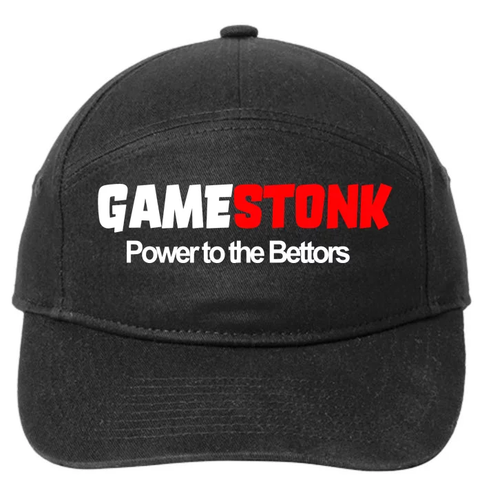 Gamestonk Power To The Bettors 7-Panel Snapback Hat