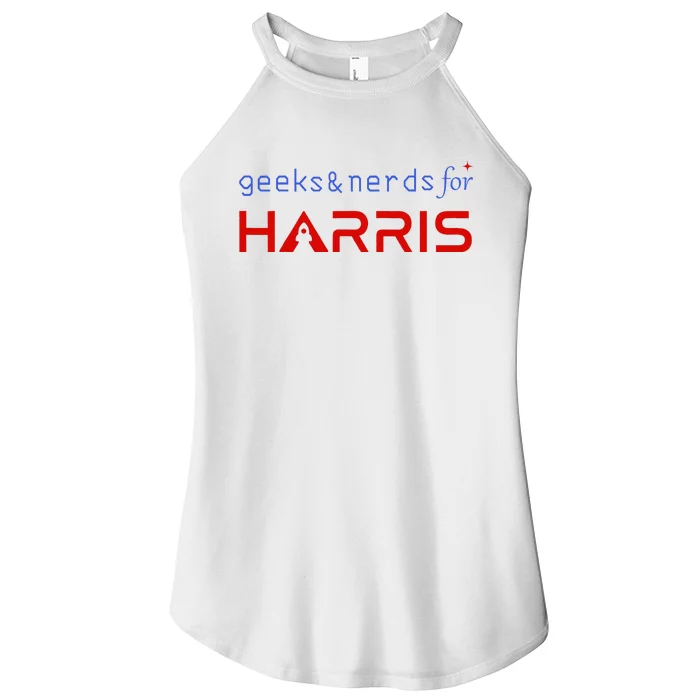 Geeks And Nerds For Kamala Harris Geeks And Nerds For Harris Women’s Perfect Tri Rocker Tank