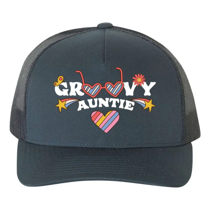 Groovy Auntie Nephew Niece Aunt Gift Yupoong Adult 5-Panel Trucker Hat