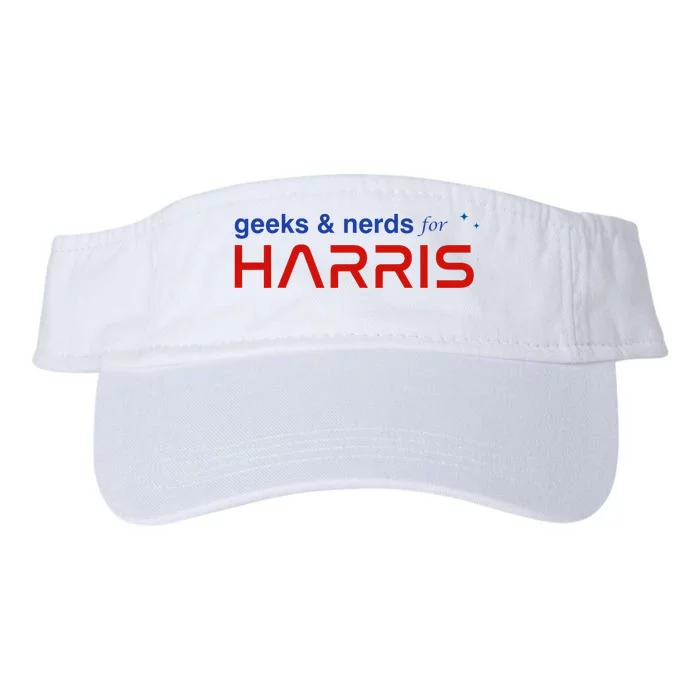 Geeks And Nerds For Kamala Harris Geeks And Nerds For Harris Valucap Bio-Washed Visor