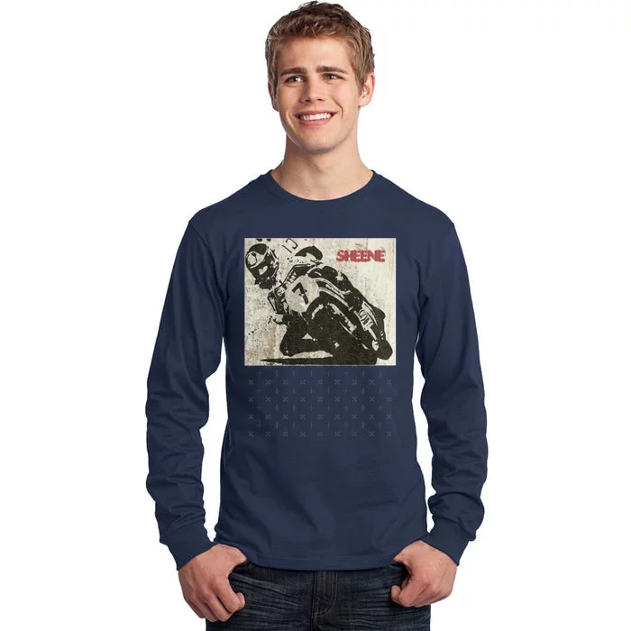 Graffiti Art Number 7 Barry Sheene Tall Long Sleeve T-Shirt