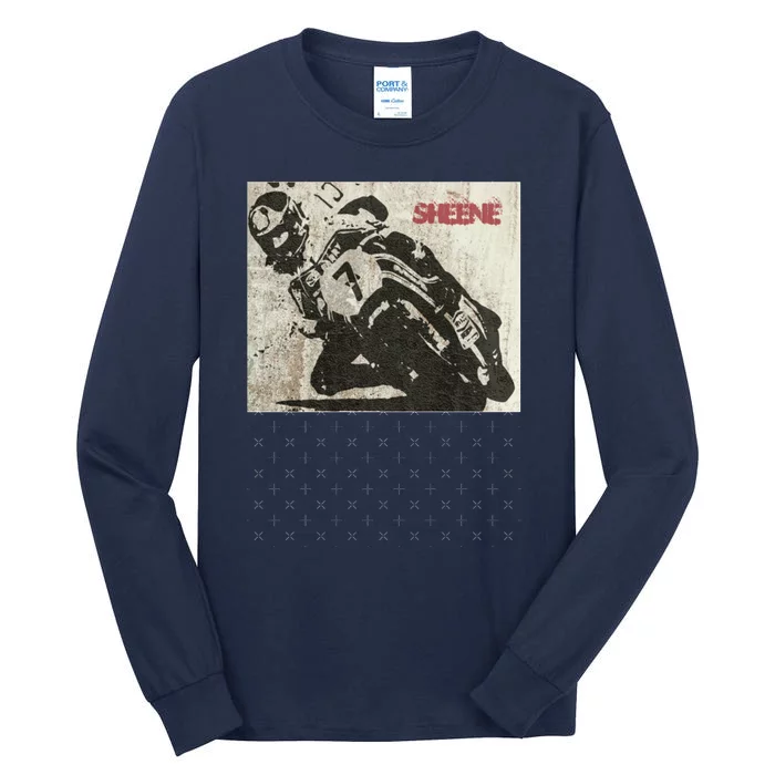 Graffiti Art Number 7 Barry Sheene Tall Long Sleeve T-Shirt