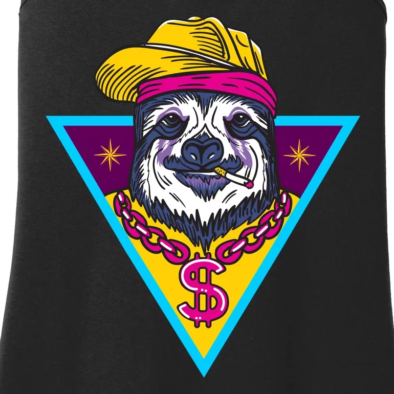 Gangsta Sloth Ladies Essential Tank