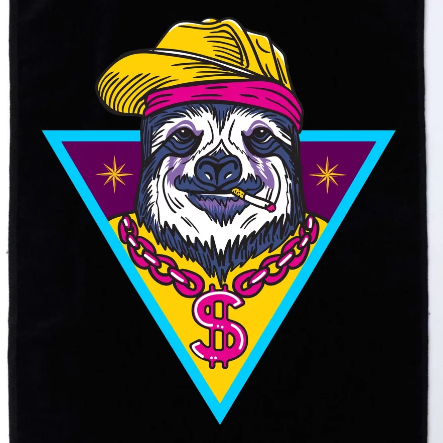 Gangsta Sloth Platinum Collection Golf Towel