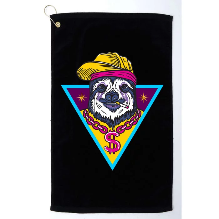 Gangsta Sloth Platinum Collection Golf Towel