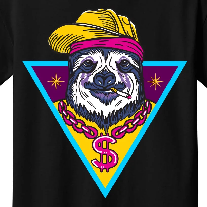 Gangsta Sloth Kids T-Shirt