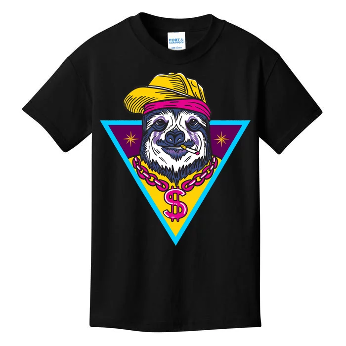 Gangsta Sloth Kids T-Shirt