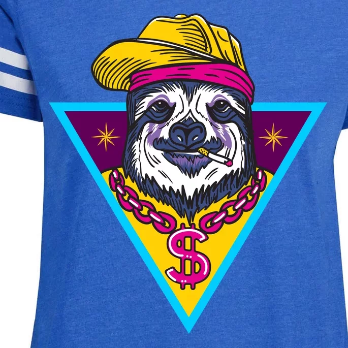 Gangsta Sloth Enza Ladies Jersey Football T-Shirt