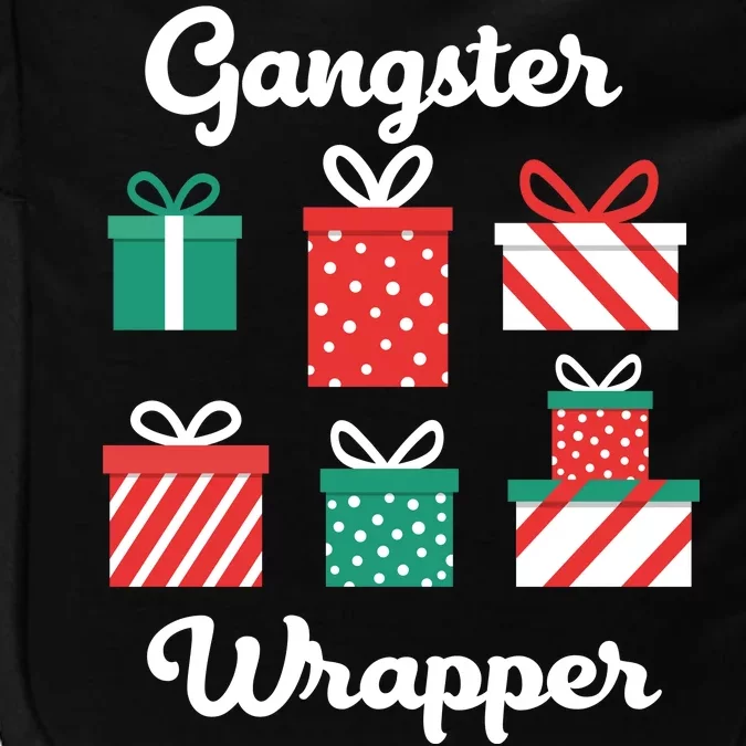 Gangsta Wrapper Funny Christmas Gift Impact Tech Backpack