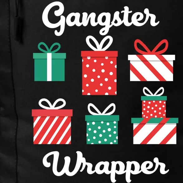 Gangsta Wrapper Funny Christmas Gift Daily Commute Backpack