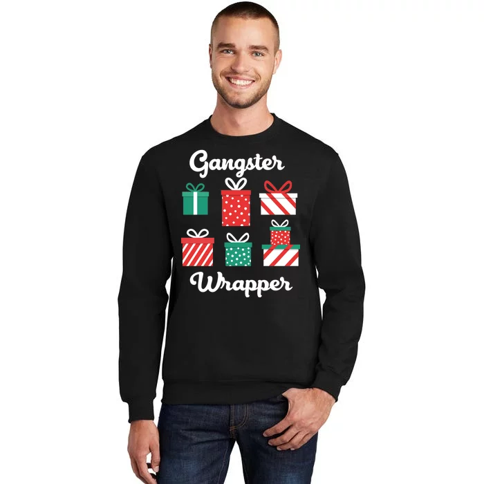 Gangsta Wrapper Funny Christmas Gift Tall Sweatshirt