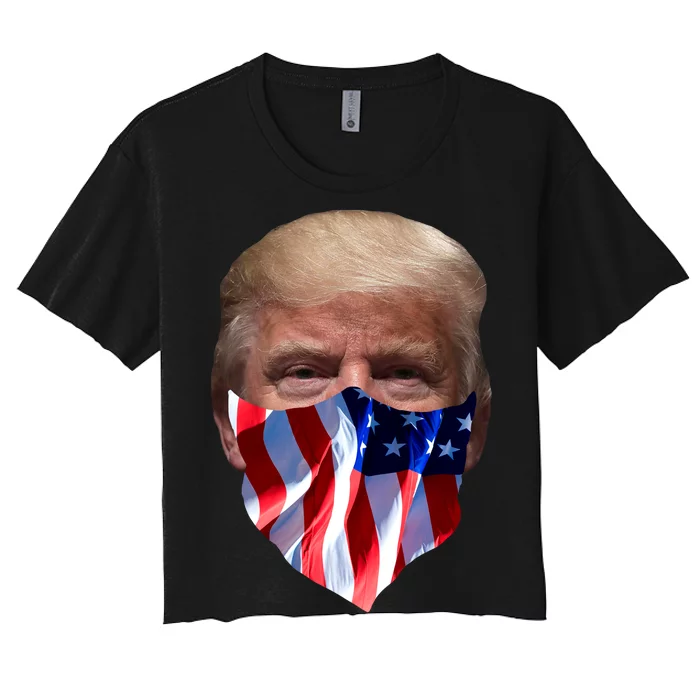 Gangster Donald Trump Women's Crop Top Tee