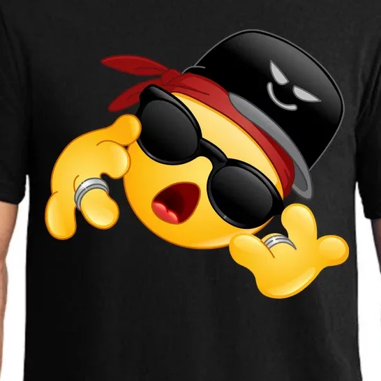 Gangster Emoji Smiley Pajama Set