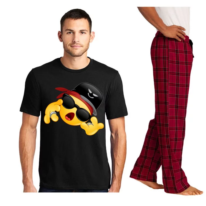 Gangster Emoji Smiley Pajama Set