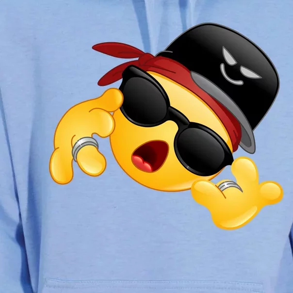 Gangster Emoji Smiley Unisex Surf Hoodie