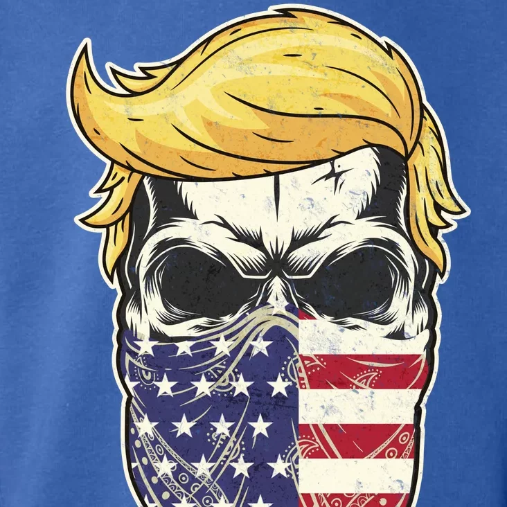 Gangster Trump USA Bandanna Skull Toddler Hoodie