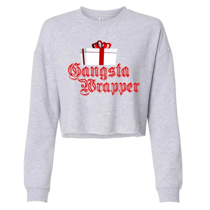 Gangster Wrapper Cropped Pullover Crew