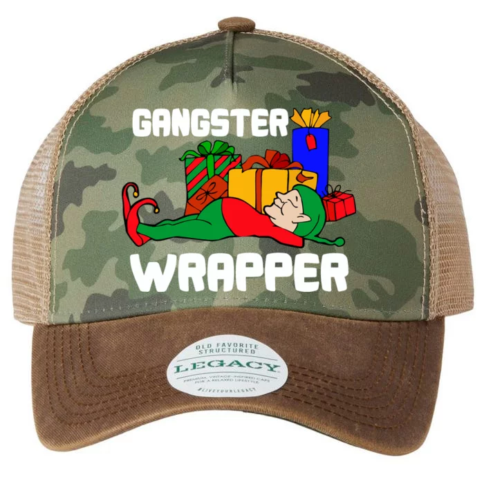 Gangster Wrapper Elf Gift Wrapping Legacy Tie Dye Trucker Hat