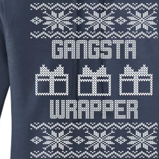 Gangster Wrapper Ugly Christmas Women's Pullover Hoodie