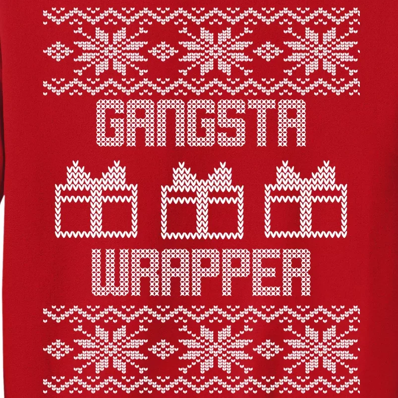 Gangster Wrapper Ugly Christmas Sweatshirt