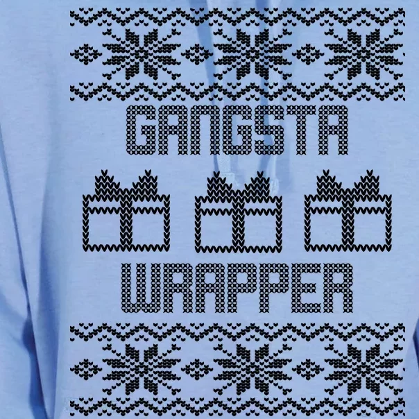 Gangster Wrapper Ugly Christmas Unisex Surf Hoodie