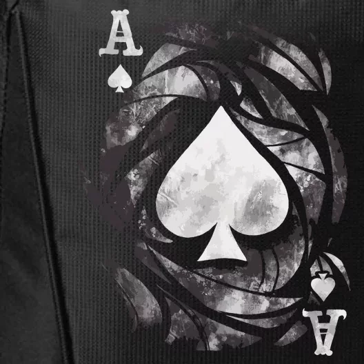 Grunge Ace Of Spades City Backpack